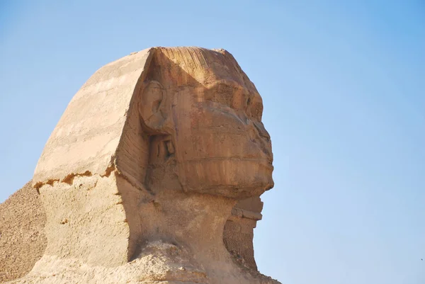Gamla Sfinxen Giza Nära Kairo Egypten — Stockfoto