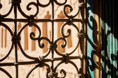 AIT Benhaddou Kasbah, Fas, penceresinden görüntülemek.