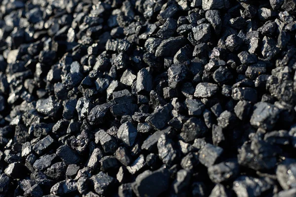 Montones Carbón Contexto Industrial —  Fotos de Stock