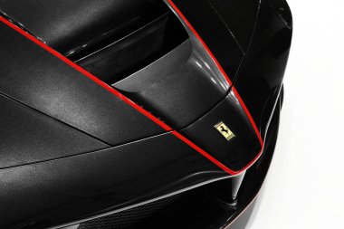 Poznan/Polonya- 04.06.2017: Ferrari Laferrari, V12 benzinli engin