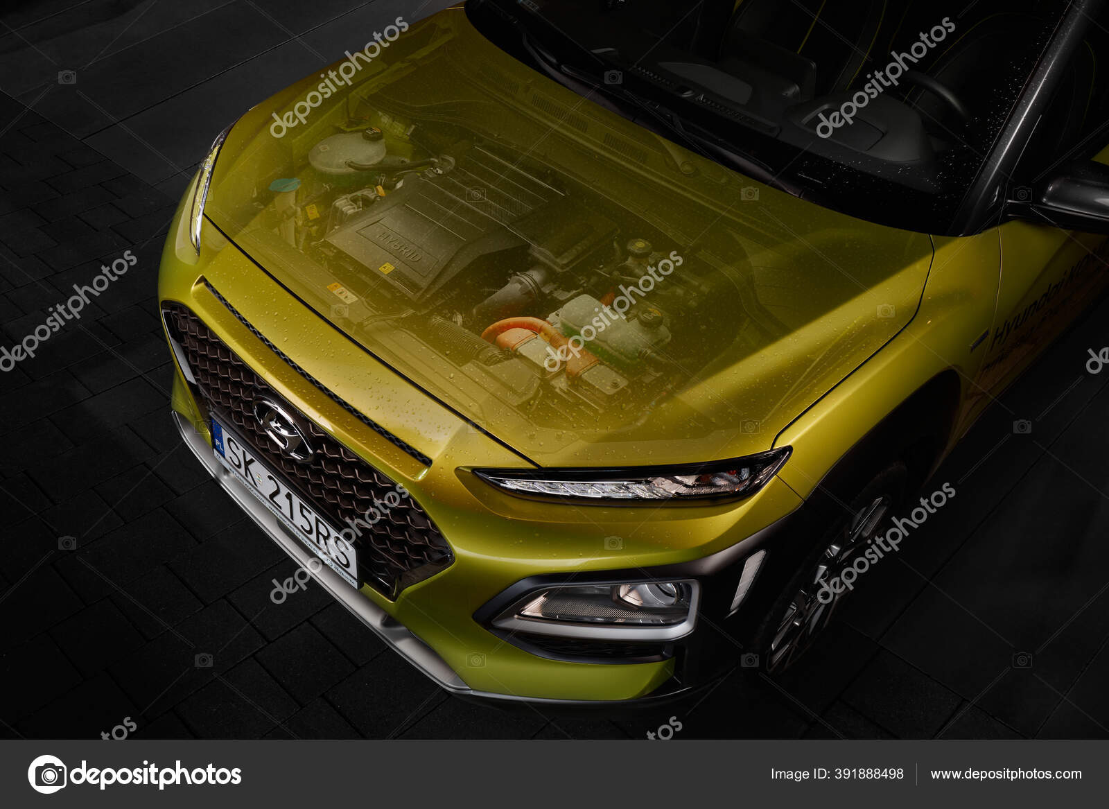 Katowice Polonia 2020 Hyundai Kona Hybrid Engine Montaje Electr??nico ...