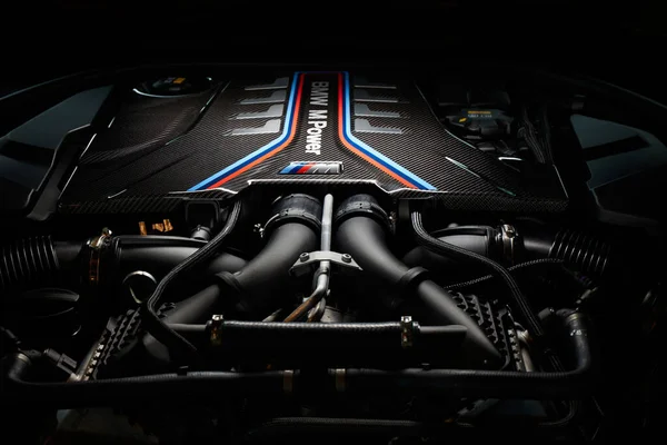 ワルシャワ ポーランド 2020 Bmw M8エンジン限定第1版から V8エンジン 4リットル 625馬力 加速0 100キロ — ストック写真