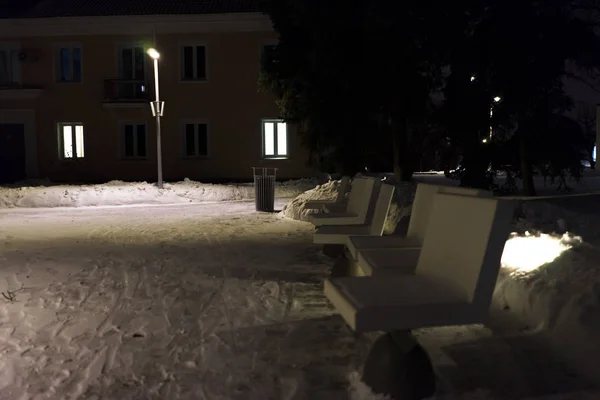 Moskova'da gece park