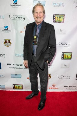 Douglas May arrives at the film premiere of 