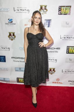 Ashley Ray Keefe arrives at the film premiere of 