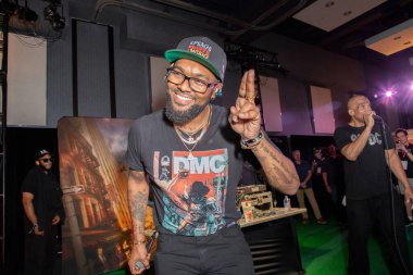 Darryl M. McDaniels, Jr. performs at the Wizards of the Coast special Magic: The Gathering | Marvel's Spider-Man press only party at their Comic Con off site activation at the Hard Rock Hotel in San Diego, CA on July 23, 2025.