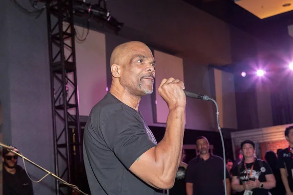 Darryl M. McDaniels aka DMC of the rap group Run DMC performs at the Wizards of the Coast Magic: The Gathering | Marvel's Spider-Man Comic Con off site activation at the Hard Rock Hotel in San Diego, CA on July 23, 2025. 