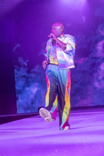 Michael James Scott performs at 11th Annual Her Universe Fashion Show, Presented by Universal, during Comic Con International Seaport Ballroom of the Manchester Grand Hyatt Hotel on July 24, 2025.