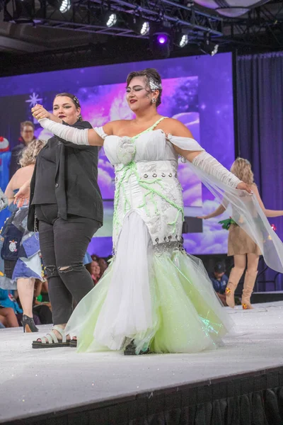Designers present their fashions at 11th Annual Her Universe Fashion Show, Presented by Universal, during Comic Con International Seaport Ballroom of the Manchester Grand Hyatt Hotel on July 24, 2025.