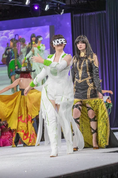 Designers present their fashions at 11th Annual Her Universe Fashion Show, Presented by Universal, during Comic Con International Seaport Ballroom of the Manchester Grand Hyatt Hotel on July 24, 2025.