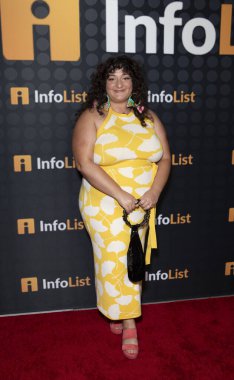 Alessandra Levy attends the InfoList Pre-EMMYS Soiree at Skybar in West Hollywood, CA on Sept. 12, 2025.