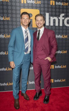 Jesse Morales, Luke Charles Staffords attend sthe InfoList Pre-EMMYS Soiree at Skybar in West Hollywood, CA on Sept. 12, 2025.