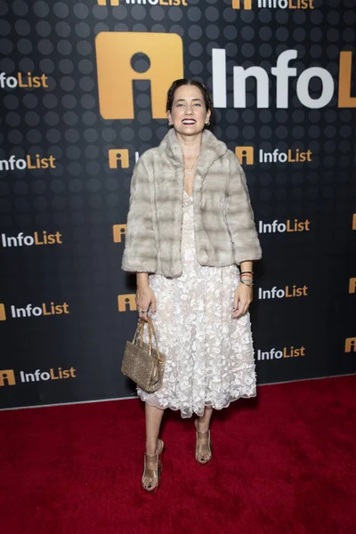 Katie Chonacas attends the InfoList Pre-EMMYS Soiree at Skybar in West Hollywood, CA on Sept. 12, 2025.