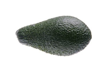 Beyaz arka plan üzerinde avokado. Tropikal meyve. Beyaz izole.