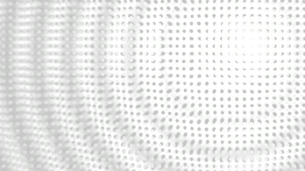 Render Wave Texture White Background — стоковое видео