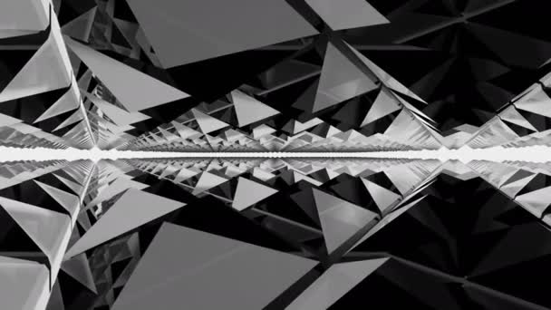 Texture abstraite reflétée dans le mouvement. Animation graphiques 3D 