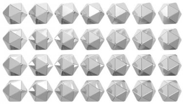 Üçgen dokunun soyut 3d render. Bilgisayar parlaklık animasyonu oluşturdu. Arka plan, poster, kapak, marka, afiş, pankart için hareket tasarımı. 4k Uhd