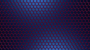 Altıgen doku örgü kırmızı parıltılar. Uhd 4k arka plan, arka plan dokusu