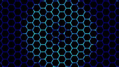 Altıgen petek doku hareketi. Uhd 4k arka plan, arka plan dokusu