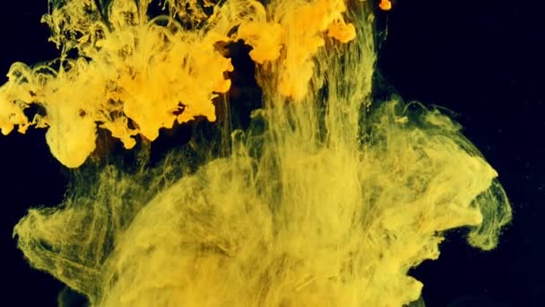 Texture Liquid Dissolution Paints Water Mixing Colors Natural Liquids — Stock Video