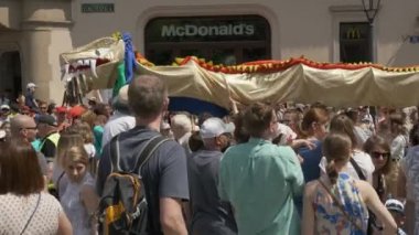 Parade, Krakow Dragons Festivali, Polonya 2019 . Haziran 2019'un ilk