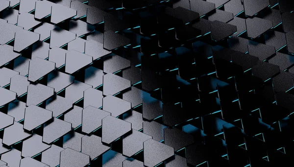Render Hullám Textúra Háromszög Mozog Shimmers Jogdíjmentes Stock Képek