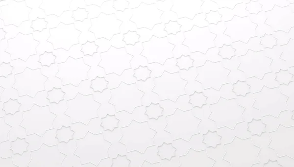 Render Texture Symbols Ramadan Kareem Celebration White Background — Stock Photo, Image