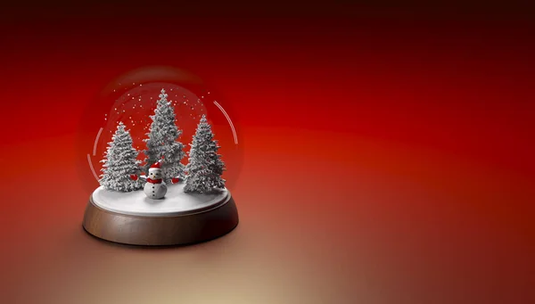 Mary Christmas New Year Background Animation Різдвяна Іграшка Ілюстрацією Сніговика — стокове фото