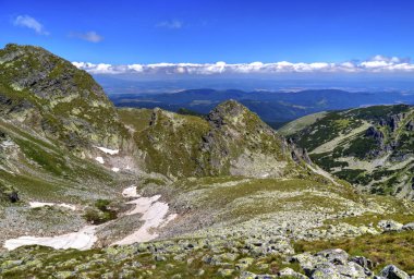 Yüksek dağ güzel manzara