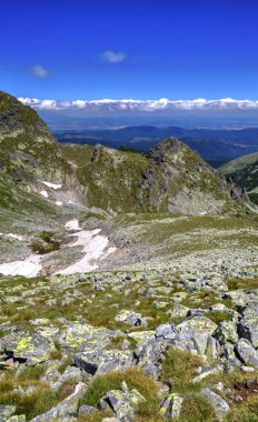 Yüksek dağ güzel manzara
