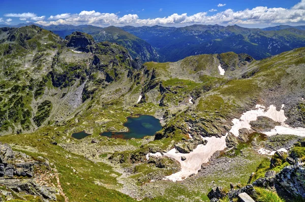 美丽的风景在高山 — 图库照片