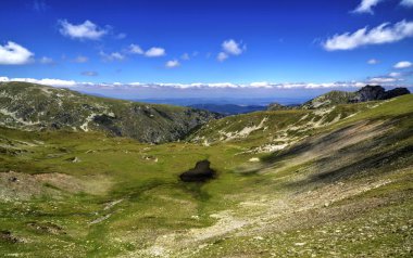 Yüksek dağ güzel manzara