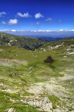 Yüksek dağ güzel manzara