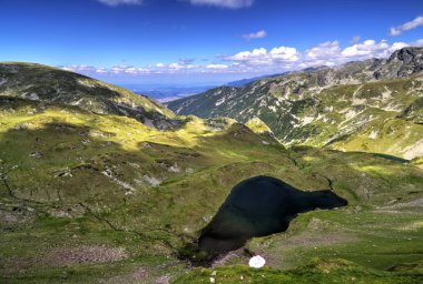 Yüksek dağ güzel manzara