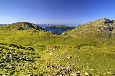 Yüksek dağ güzel manzara