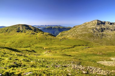 Yüksek dağ güzel manzara