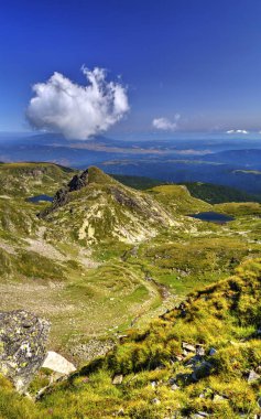 Yüksek dağ güzel manzara