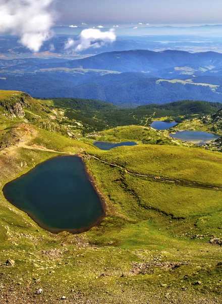 Schöne Landschaft Mit Bergseen — Stockfoto