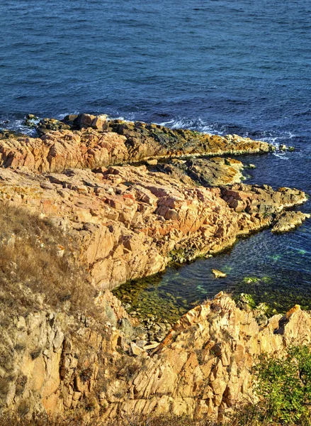 岩礁海岸の美しい風景 — ストック写真