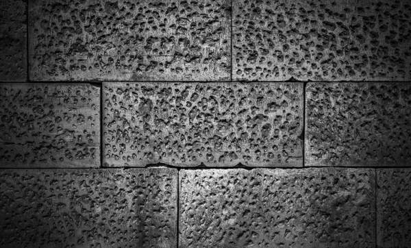 Кам Яні Стіни Фону Чорно Білому — стокове фото