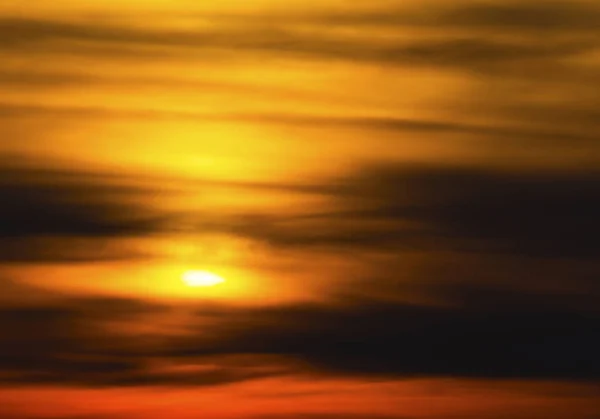 Schöner Sonnenuntergang Mit Bunten Wolken — Stockfoto