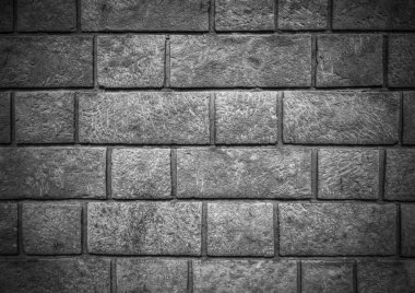 Taş duvar arka plan siyah ve beyaz
