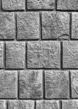 Taş duvar arka plan siyah ve beyaz