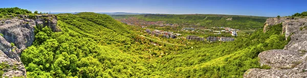 Krásná Krajina Nad Městem Provadia Bulharsku Panoramatický Výhled — Stock fotografie