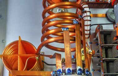 Vakum tüpleri kısa dalga güç amplifikatör-iç görünüm