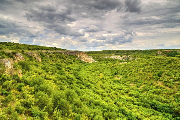 Прекрасний Літній Пейзаж Гірському Масиві — стокове фото