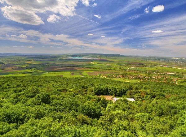 Красивий Літній Пейзаж Над Селом Раздельна Болгарії — стокове фото