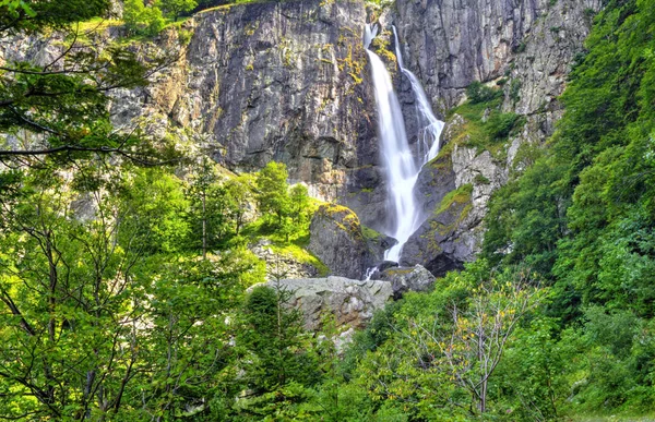 Beautiful Landscape Waterfall Mountain Stock Picture