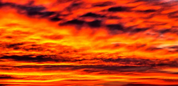 Beautiful Sunset Colorful Clouds Sky — Stock Photo, Image