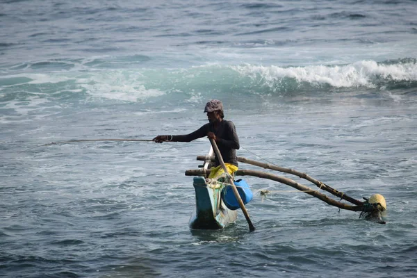 Pêche Dans Sud Sri Lanka — Photo